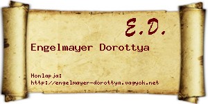 Engelmayer Dorottya névjegykártya